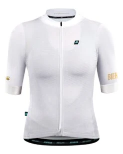 DAMEN SUPREME RADTRIKOT WHITE GOLD