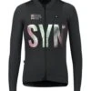 DAMEN SYNDICATE LANGARM RADTRIKOT SHINY BLACK