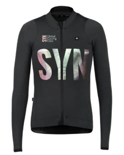DAMEN SYNDICATE LANGARM RADTRIKOT SHINY BLACK