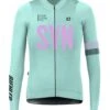 DAMEN SYNDICATE LANGARM RADTRIKOT ICE PURPLE