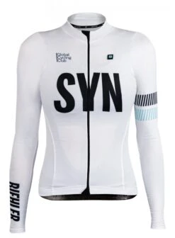 DAMEN SYNDICATE LANGARM RADTRIKOT WHITE