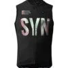 DAMEN SYNDICATE MESH BACK WESTE SHINY BLACK