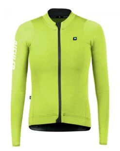 DAMEN THERMAL RAIN LANGARM RADTRIKOT BITTER LEMON