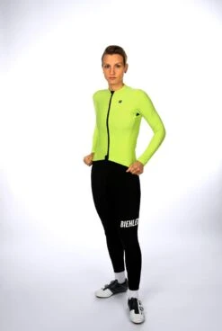 DAMEN THERMAL RAIN LANGARM RADTRIKOT BITTER LEMON -Biehler 0454724 THRBI THERMAL RAIN LS JERSEY LEMON 3 1280x1280
