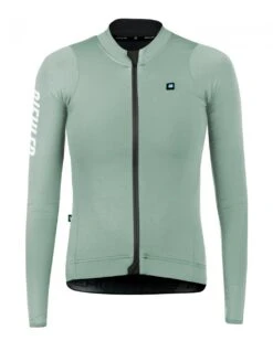 DAMEN THERMAL RAIN LANGARM RADTRIKOT GREEN ASH