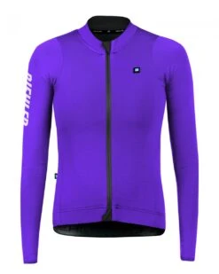 DAMEN THERMAL RAIN LANGARM RADTRIKOT ROYAL PURPLE