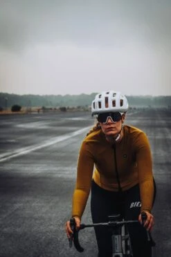 DAMEN THERMAL RAIN LANGARM RADTRIKOT SPICY MUSTARD -Biehler 0454724 THRSM THERMAL RAIN LS JERSEY SPICY MUSTARD 9 1280x1280