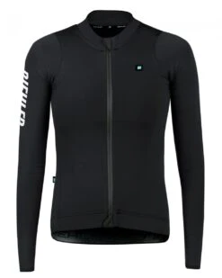 DAMEN THERMAL RAIN LANGARM RADTRIKOT BLACK