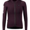 DAMEN THERMAL RAIN LANGARM RADTRIKOT DARK BERRY