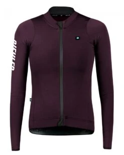 DAMEN THERMAL RAIN LANGARM RADTRIKOT DARK BERRY