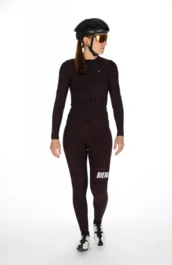 DAMEN THERMAL RAIN LANGARM RADTRIKOT DARK BERRY -Biehler 0454724THRDBY WOMEN KIT2 1280x1280