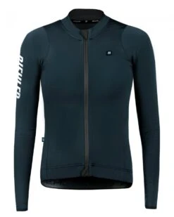 DAMEN THERMAL RAIN LANGARM RADTRIKOT DEEP FIORD