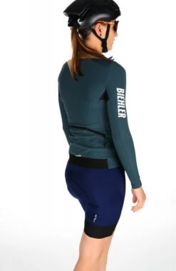 DAMEN THERMAL RAIN LANGARM RADTRIKOT DEEP FIORD -Biehler 0454724THRDFI WOMEN KIT5 1280x1280