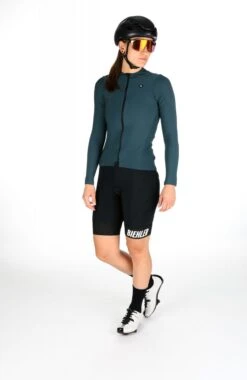 DAMEN THERMAL RAIN LANGARM RADTRIKOT DEEP FIORD -Biehler 0454724THRDFI WOMEN KIT6 1280x1280