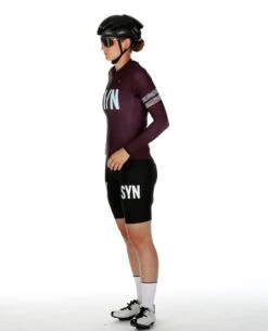 DAMEN SYNDICATE THERMAL RAIN LS RADTRIKOT BERRY -Biehler 0454724 WOMen SYN Thermal Rain berry set 1280x1280