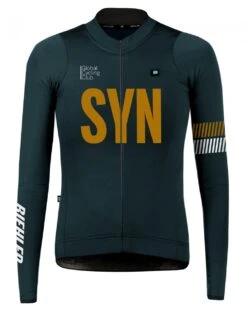 DAMEN SYNDICATE THERMAL RAIN LS RADTRIKOT FJORD