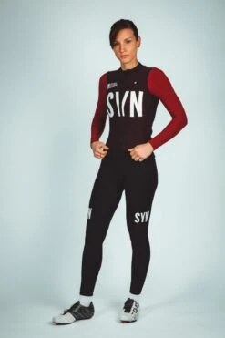 DAMEN SYNDICATE THERMAL RAIN LANGARM RADTRIKOT BERRY -Biehler 0454725 SYNBR THERMAL RAIN LS JERSEY BERRY 7 1280x1280