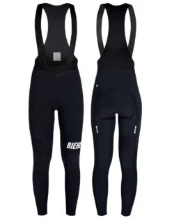 DAMEN THERMAL RAIN RADHOSE LANG BLACK