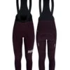 DAMEN THERMAL RAIN RADHOSE LANG DARK BERRY