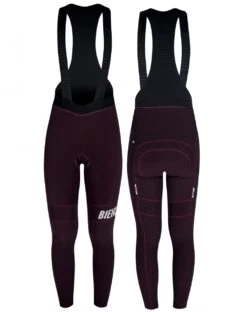 DAMEN THERMAL RAIN RADHOSE LANG DARK BERRY