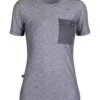 DAMEN GRAVEL SHIRT MELANGE GREY
