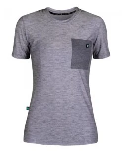 DAMEN GRAVEL SHIRT MELANGE GREY