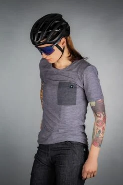 DAMEN GRAVEL SHIRT MELANGE GREY -Biehler 0858800 CASMG GRAVEL JERSEY MELANGE GREY 7 1280x1280