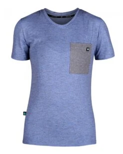 DAMEN GRAVEL SHIRT MELANGE MARINE