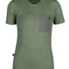 DAMEN GRAVEL SHIRT MELANGE OLIVE