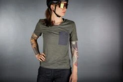 DAMEN GRAVEL SHIRT MELANGE OLIVE 11 DAMEN GRAVEL SHIRT MELANGE OLIVE -Biehler 0858800 CASMO GRAVEL JERSEY MELANGE OLIVE 6 1280x1280