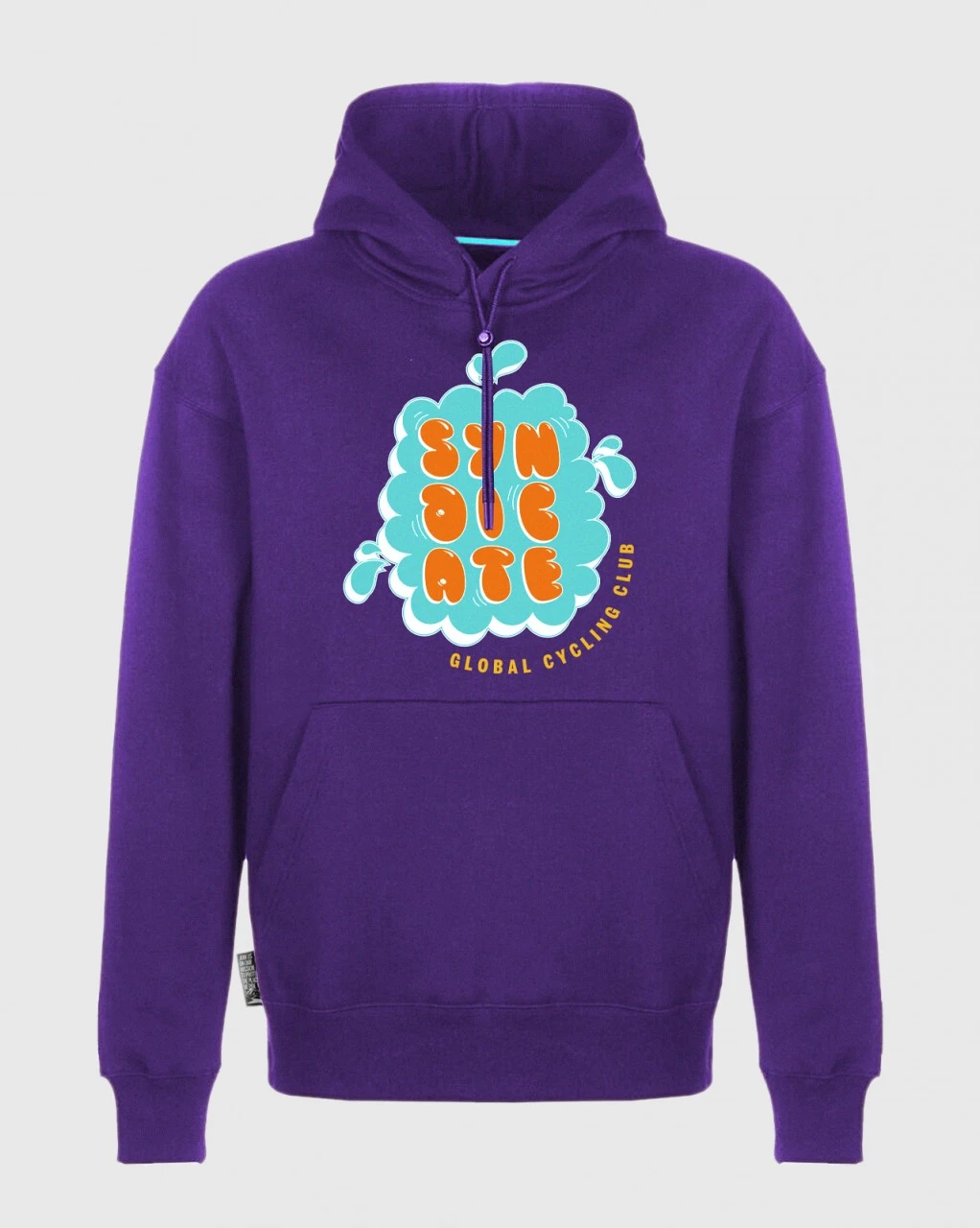 SYNDICATE HOODIE PURPLE BUBBLE 1 SYNDICATE HOODIE PURPLE BUBBLE