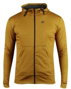 GRAVEL ZIPPED HOODIE RAW SIENNA