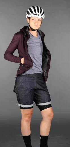 DAMEN GRAVEL ZIPPED HOODIE DARK BERRY -Biehler 1853700 GRVDBY GRAVEL ZIPPED HOODIE DARK BERRY 2 1280x1280