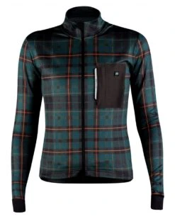 DAMEN GRAVEL LANGARM RADTRIKOT DEEP FIORD