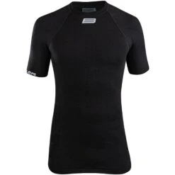 Biehler Seamless Pro Kurzarm-Unterhemd - Schwarz