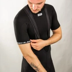 Biehler Seamless Pro Kurzarm-Unterhemd - Schwarz -Biehler 347046 04 d 739764