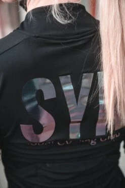 DAMEN SYNDICATE LANGARM RADTRIKOT SHINY BLACK -Biehler DSC01366 1280x1280