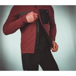 Biehler Deep Winter Cargo Jacke - Maroon Red -Biehler biehler deep winter cargo jacket maroon red 5 1365310