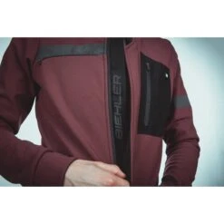 Biehler Deep Winter Damen Cargo Jacke - Maroon Red -Biehler biehler deep winter women s cargo jacket maroon red 3 1365377