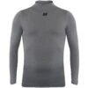 Biehler High Collar Seamless Langarm-Unterhemd - Grau
