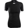 Biehler Seamless Pro Damen Kurzarm-Unterhemd - Schwarz