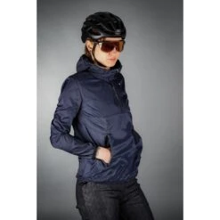 Biehler Gravel Damen Kapuzen-Windbreaker - Marine -Biehler biehler women gravel hooded windbreaker marine 4 1334717