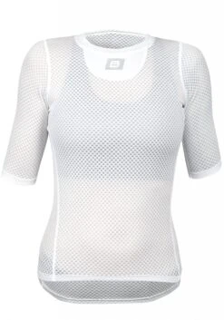 DAMEN MESH SHORT SLEEVED BASE LAYER WEISS