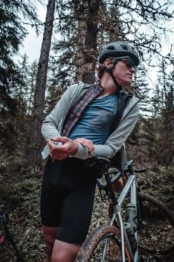 GRAVEL LANGARM RADTRIKOT ROSE BROWN -Biehler gravel dolomites web 092 1280x1280