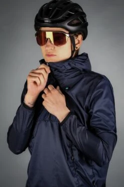 DAMEN GRAVEL HOODED WINDBREAKER MARINE -Biehler grvl21 studiouwtk 124 1280x1280