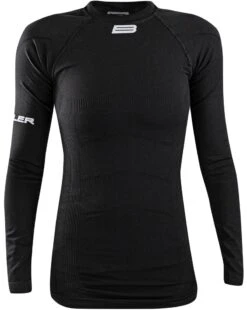 DAMEN SEAMLESS PRO LONG SLEEVED BASELAYER BLACK