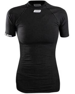 DAMEN SEAMLESS PRO SHORT SLEEVED BASELAYER BLACK