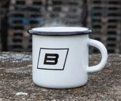 EMAILLE KAFFEEBECHER WHITE