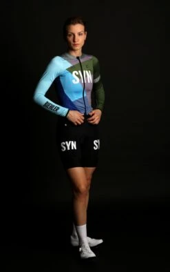 DAMEN SYNDICATE LANGARM RADTRIKOT SYNTASTIC II -Biehler women SYNtastic LS 2 blue 6 1280x1280