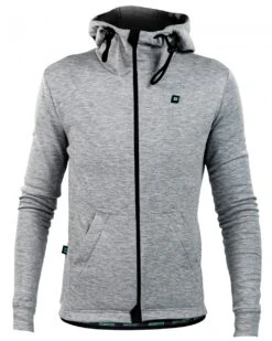 DAMEN GRAVEL ZIPPED HOODIE